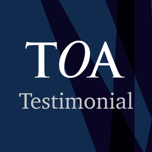 "I will recommend TOA and Dr. McGehee to anyone"